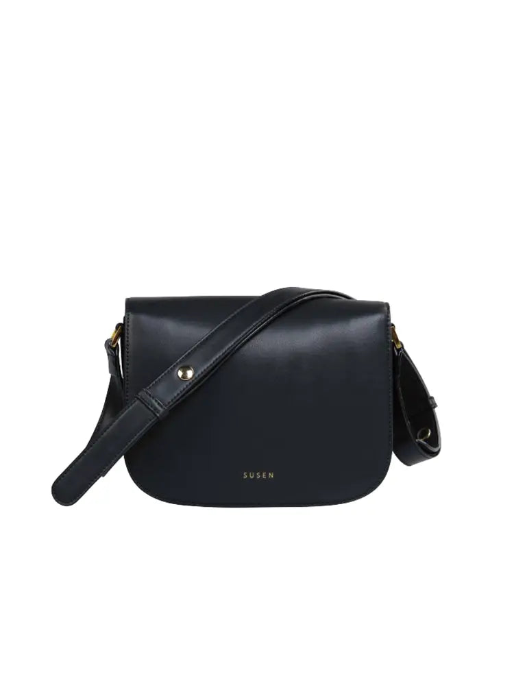 Colorblock Saddle Crossbody Bag