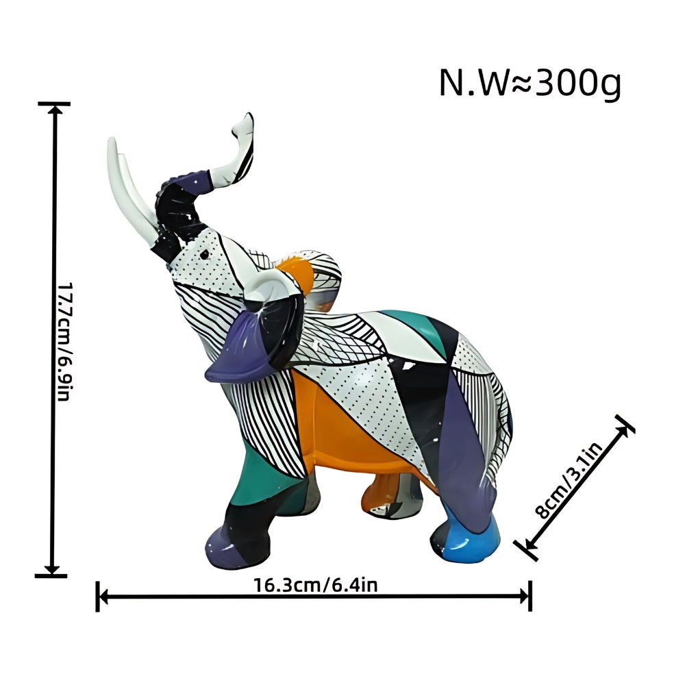 Luxury Abstract Elephant Figurine