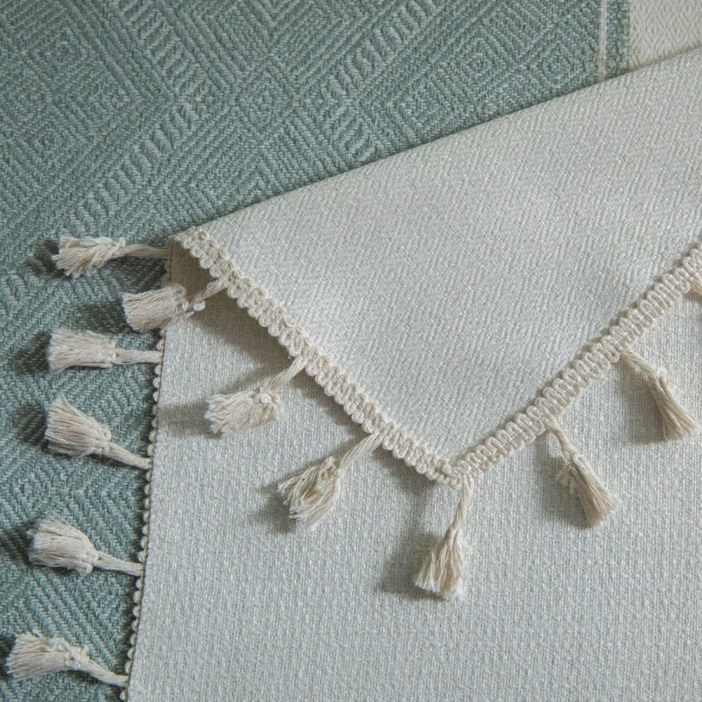 Glisstra Geometric Tassel Tablecloth