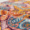 Cotton bathroom towel with colorful bohemian mandala design, soft and absorbent bath towel for daily use