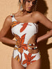 Maple Print Swimsuit Set Trio