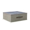 Modern Gray Linen Storage Container