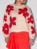 All-Match Crew Neck Floral Sweater