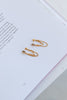 18K Gold Plated Tiffanys Secrets Earrings Gold