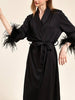 Pink Feather Bridal Robe