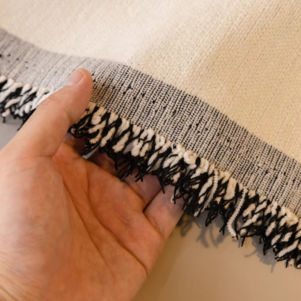 Abstract Brushstroke Chenille Sofa Cover