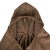 Acrylic Hooded Striped Poncho Shawl