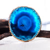 Agate-look coaster set –  Gold accents – Unique home decor – Ideal for drinks and decorative displays