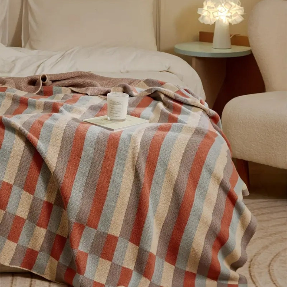 Nordica Stripes Breathable Cotton Blanket