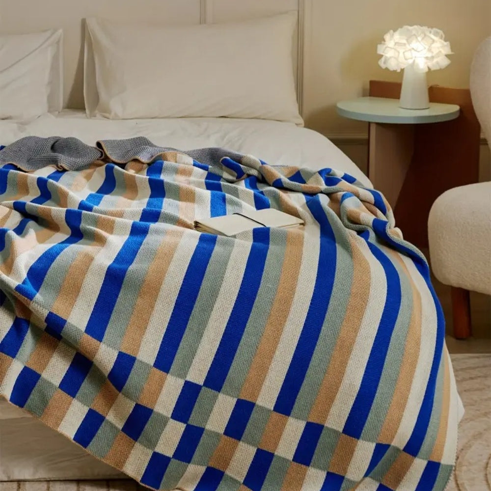 Nordica Stripes Breathable Cotton Blanket