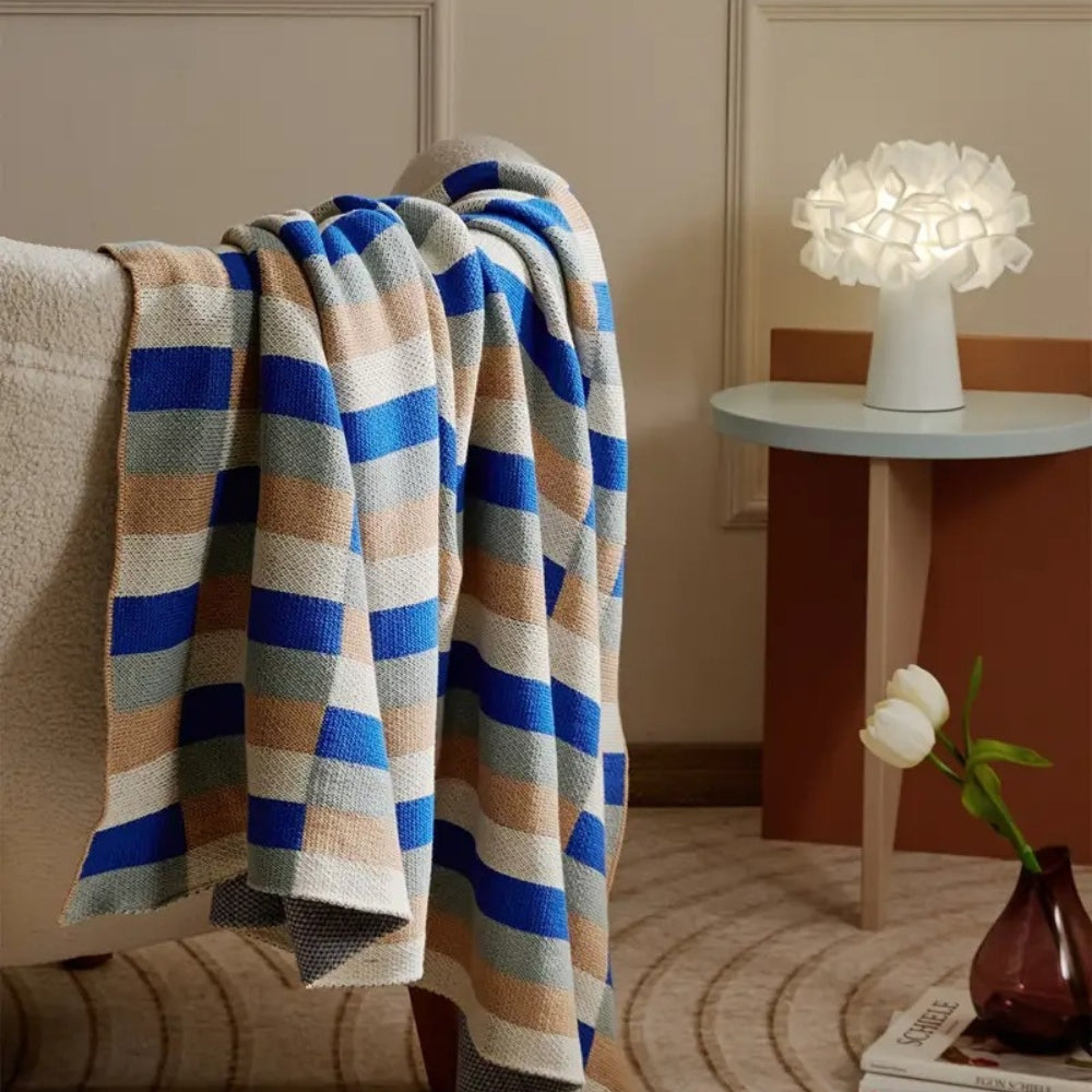 Nordica Stripes Breathable Cotton Blanket