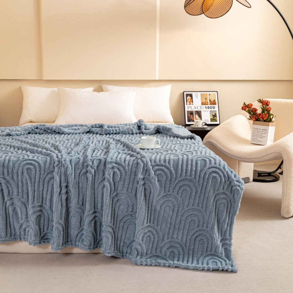 Almira Roman Luxe Soft Plush Blanket