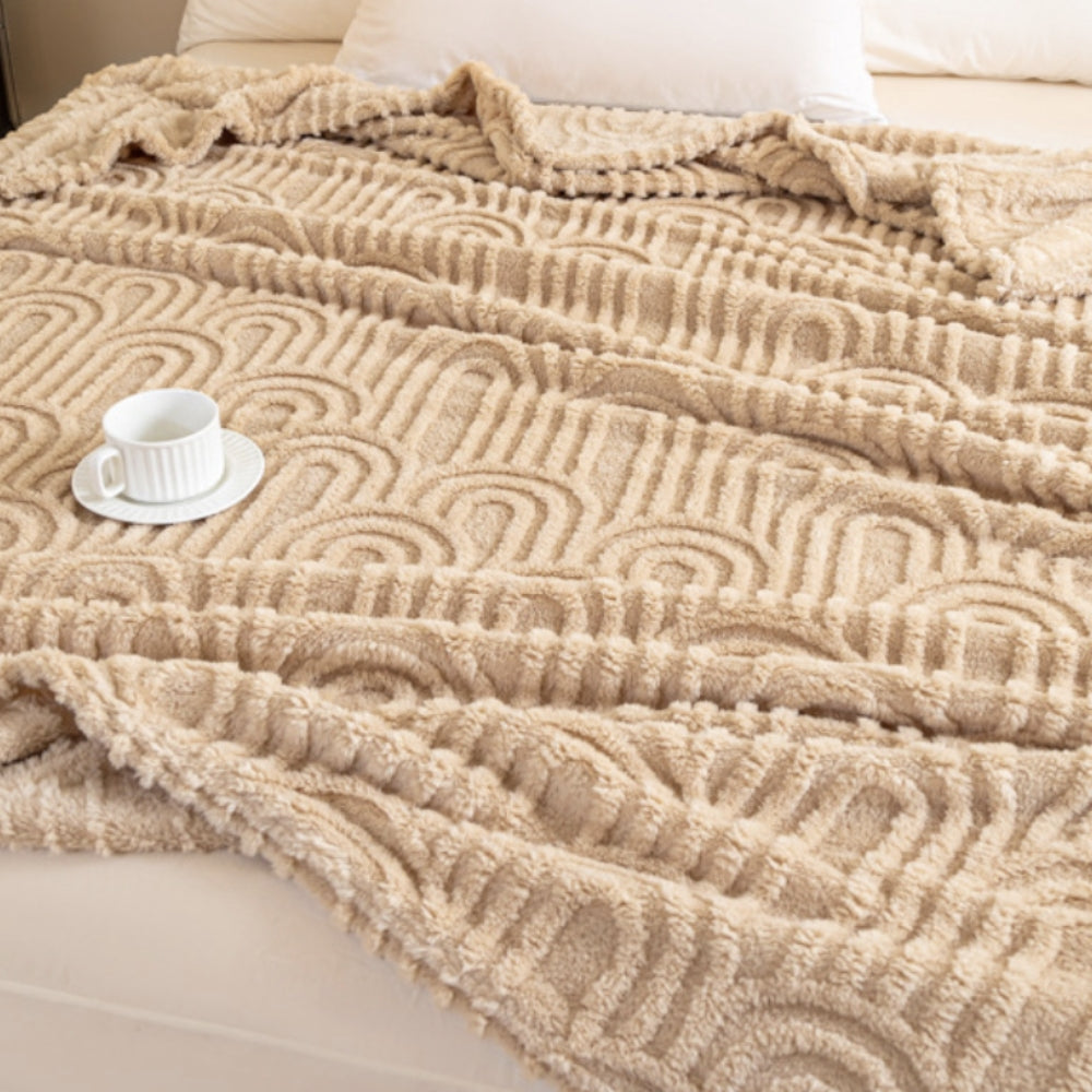 Almira Roman Luxe Soft Plush Blanket