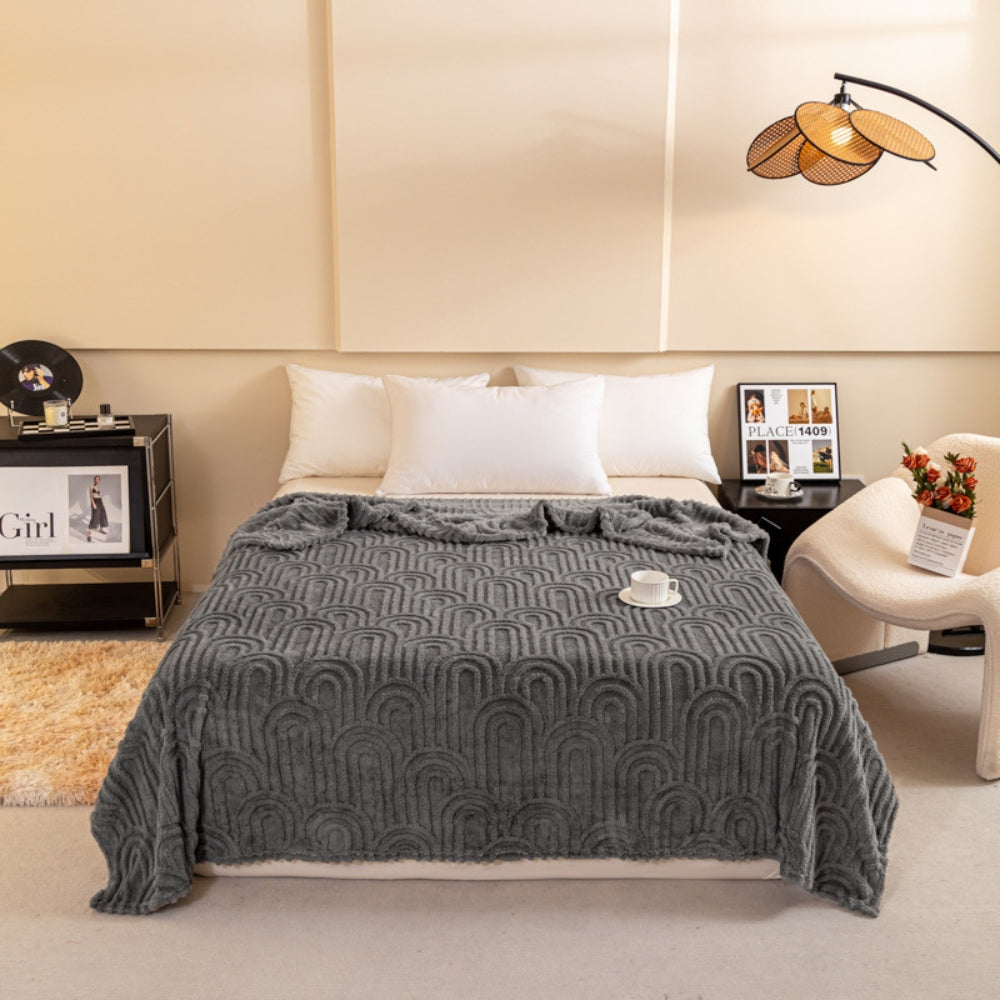 Almira Roman Luxe Soft Plush Blanket