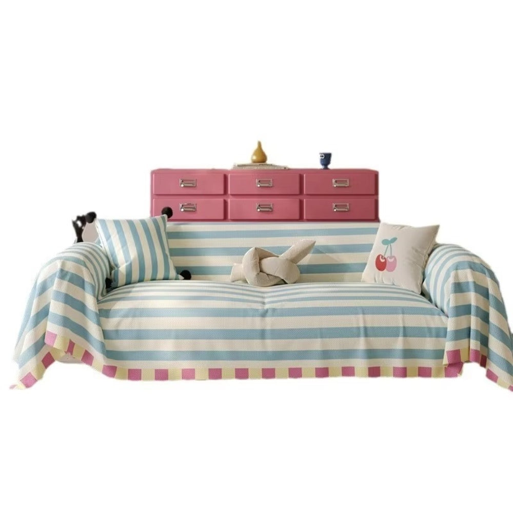 Atelier Pastel Striped Sofa Cover