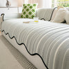 50% OFF | CozyScallop® | Herringbone Scallop Edge Sofa Cover