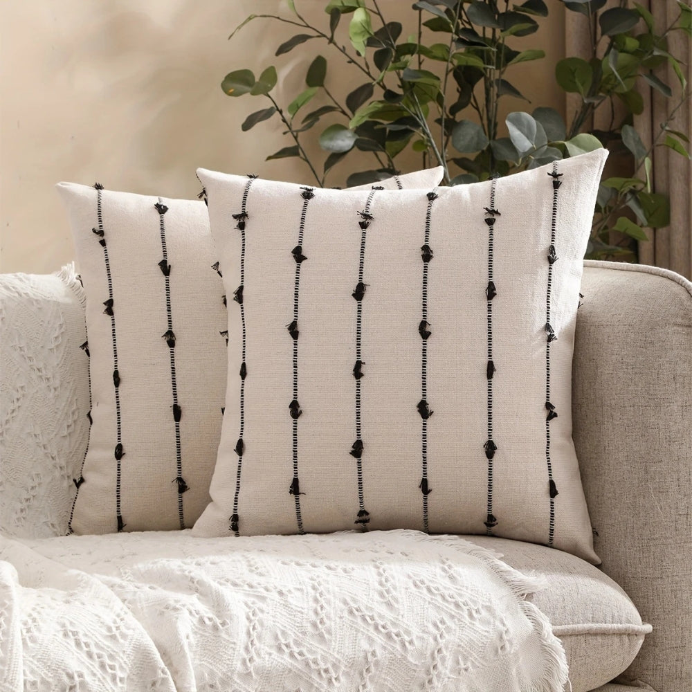 Averra Vertical Stitched Cushion Cover
