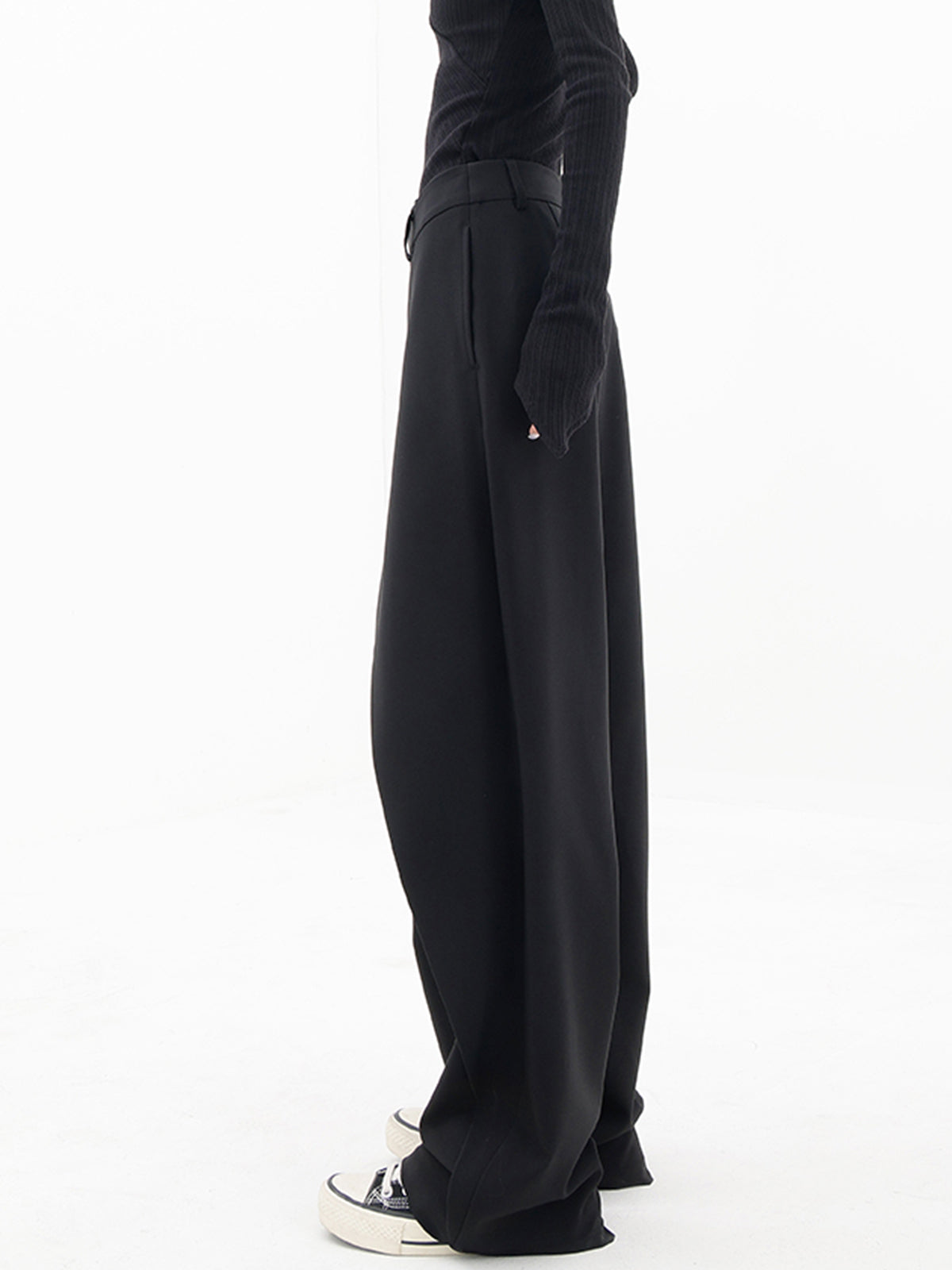 Addison™ | Asymmetric baggy trousers