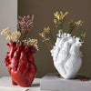 Bamboo vase – Heart-shaped design –  Unique gift for weddings or housewarming