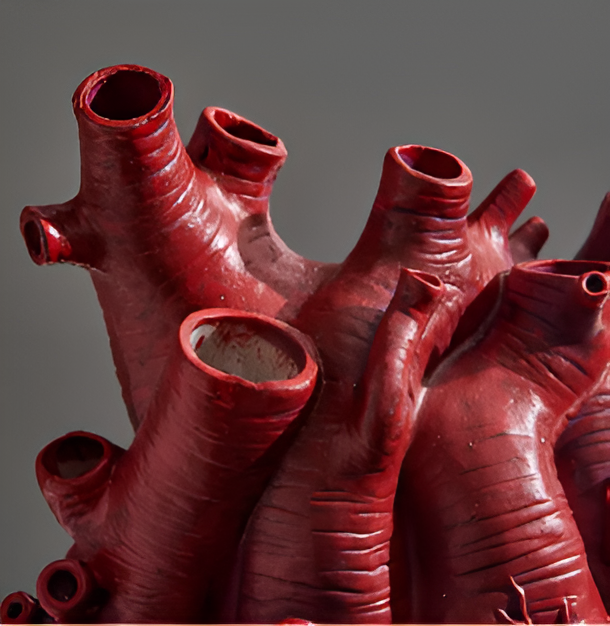 Bamboo vase – Heart-shaped design –  Unique gift for weddings or housewarming