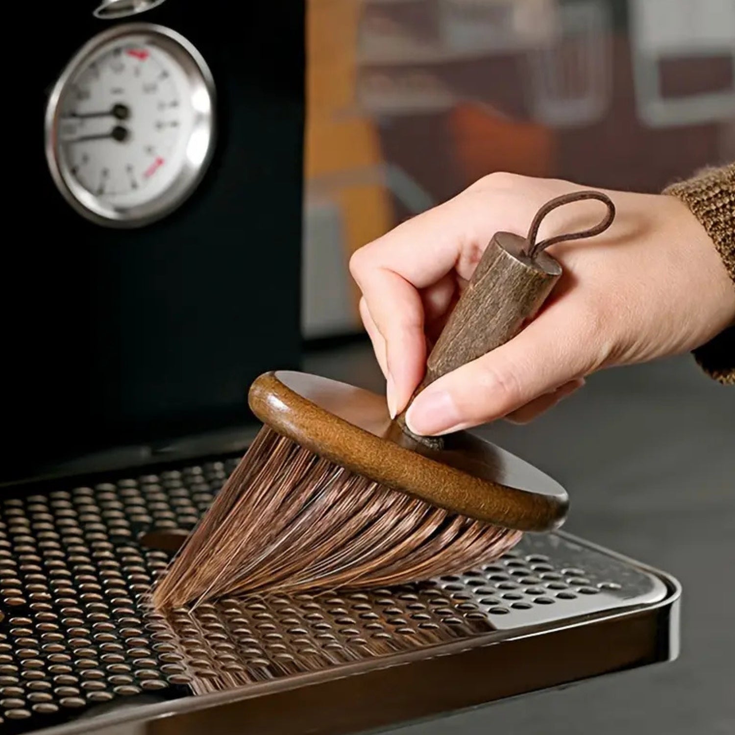 Barista Wooden Cleaning Brush