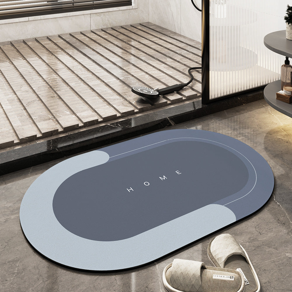 Bath mat – Quick-drying microfiber – Soft and absorbent – Stylish bathroom accessory