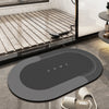 Bath mat – Quick-drying microfiber – Soft and absorbent – Stylish bathroom accessory