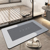 Bath mat – Quick-drying microfiber – Soft and absorbent – Stylish bathroom accessory