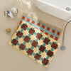 Bath mat – Soft-touch fabric – Non-slip design – Moroccan pattern – 31.5 x 19.7 in