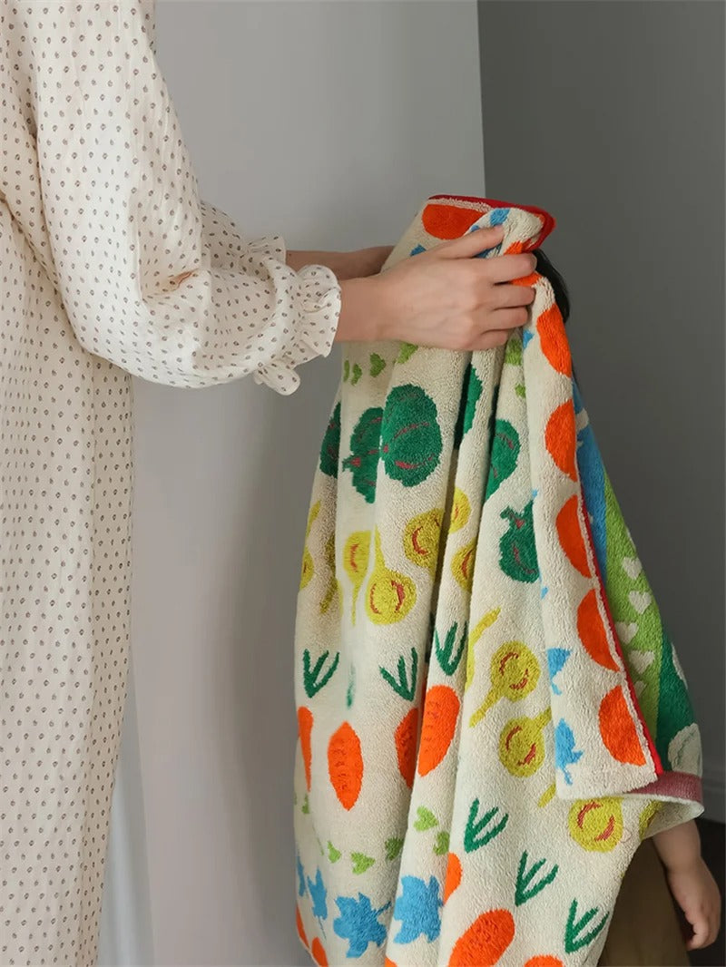 Bath towel – Pure cotton – Japandi style – Soft and plush – Easy care for bath and spa