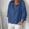 50% OFF | Sotfys turn-down collar blouse