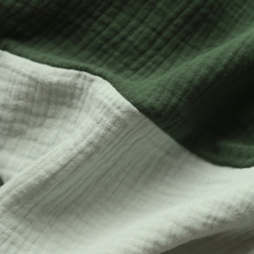 Mousseline bedding set – 100% organic cotton – Soft and breathable – Two-tone design – Luxurious duvet covers