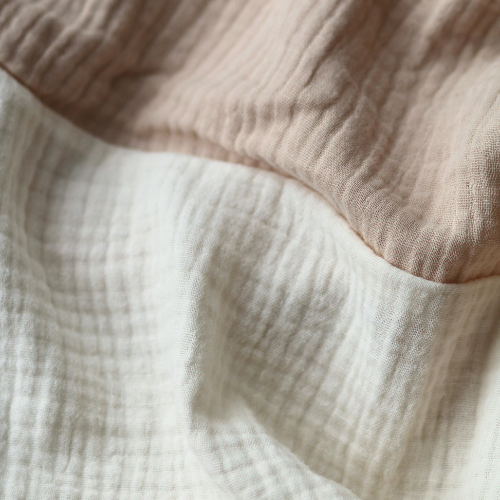 Mousseline bedding set – 100% organic cotton – Soft and breathable – Two-tone design – Luxurious duvet covers