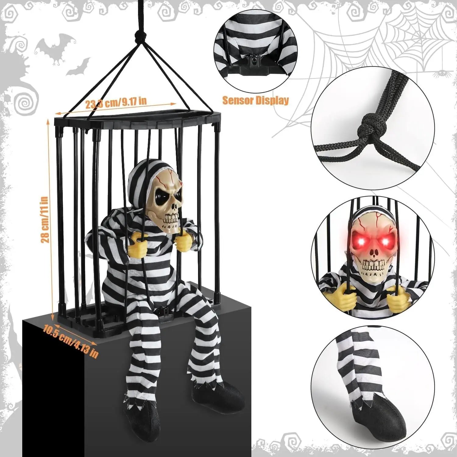 CaptiveGhoul® | Moving Prisoner Skeleton