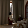 Blackout curtains – Premium jacquard fabric – Elegant modern design – Ideal for bedroom and living room – Energy-efficient and soundproofing