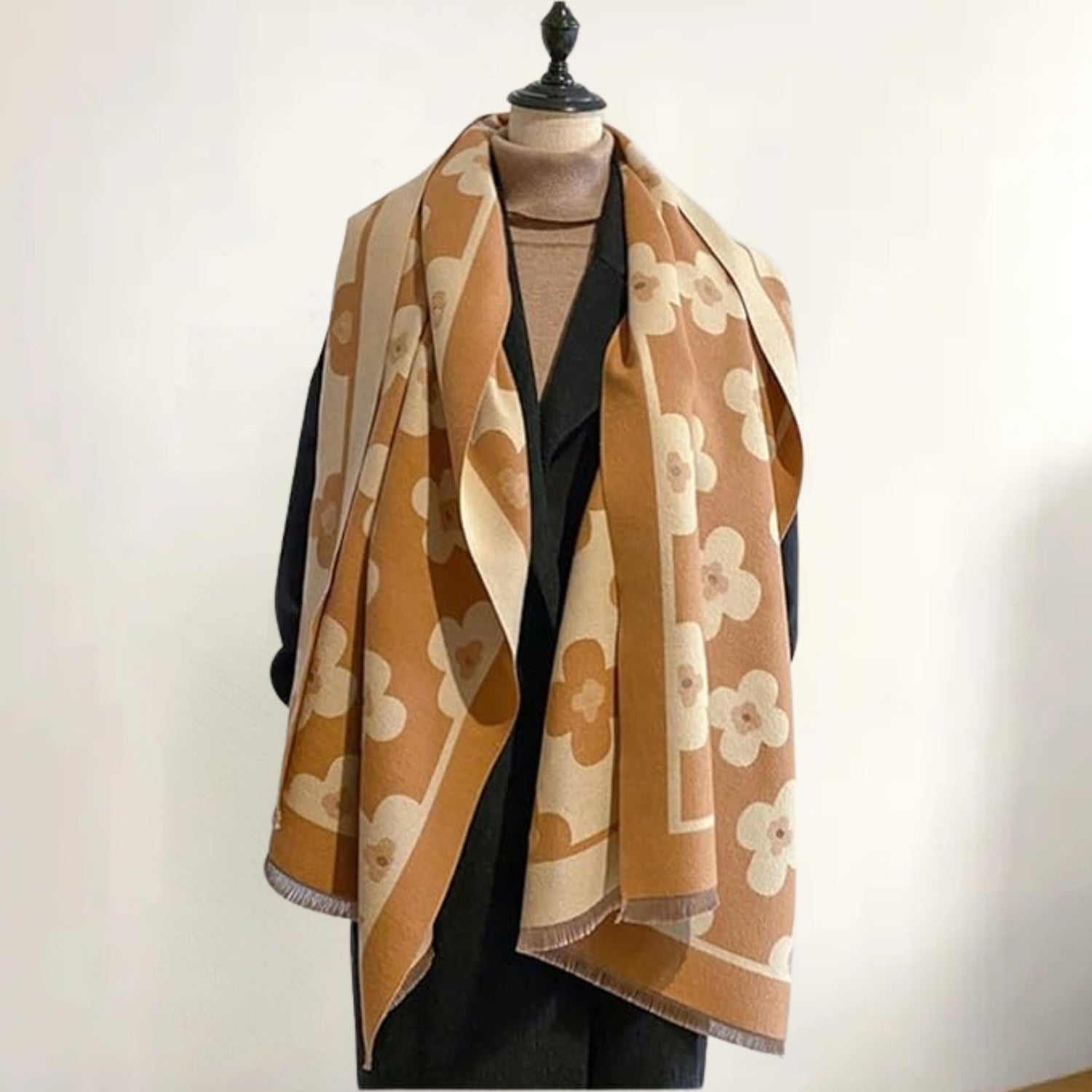 Bloom Classic Floral Winter Scarf