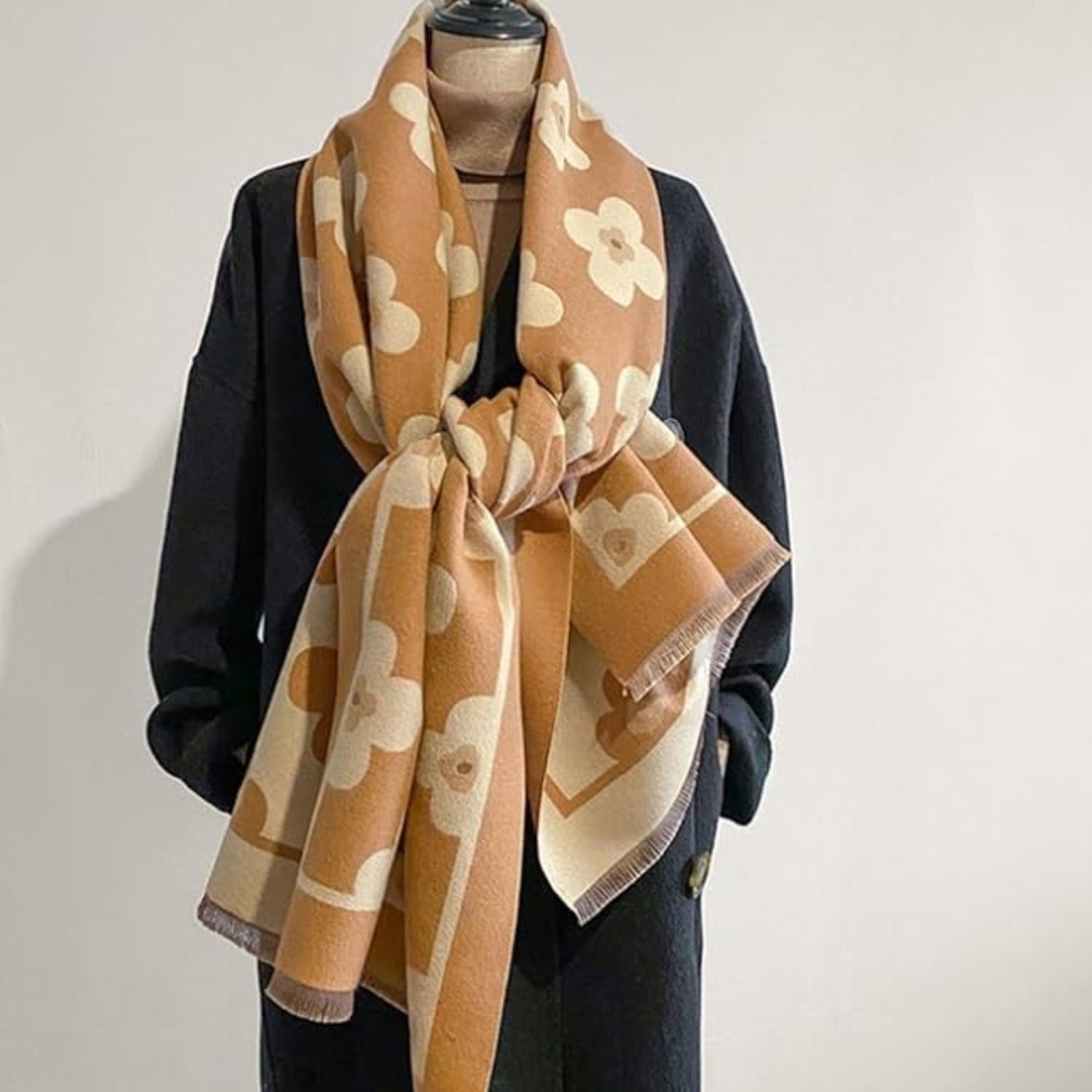 Bloom Classic Floral Winter Scarf