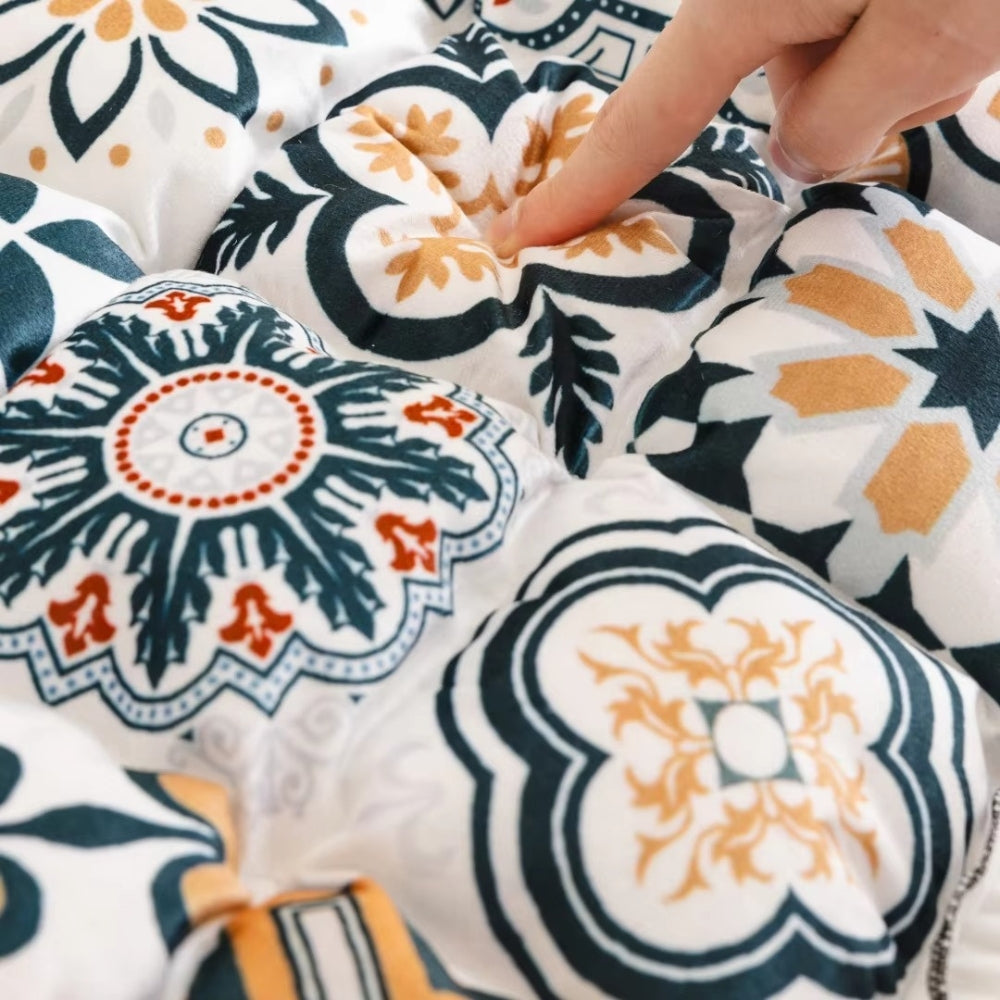 Bohemian Printed Quilted Sofa Cover