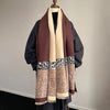 Boho Ethnic Floral Edge Scarf