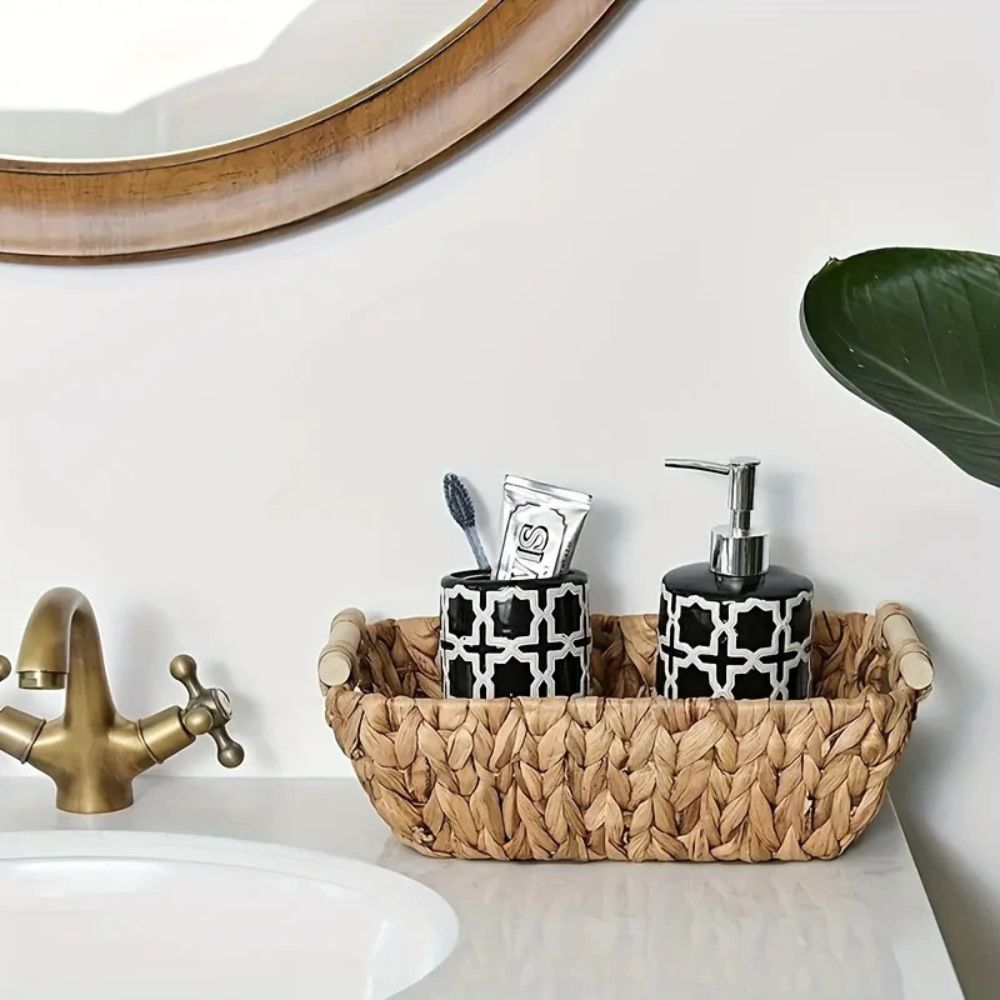 Boho Tidy Woven Storage Basket