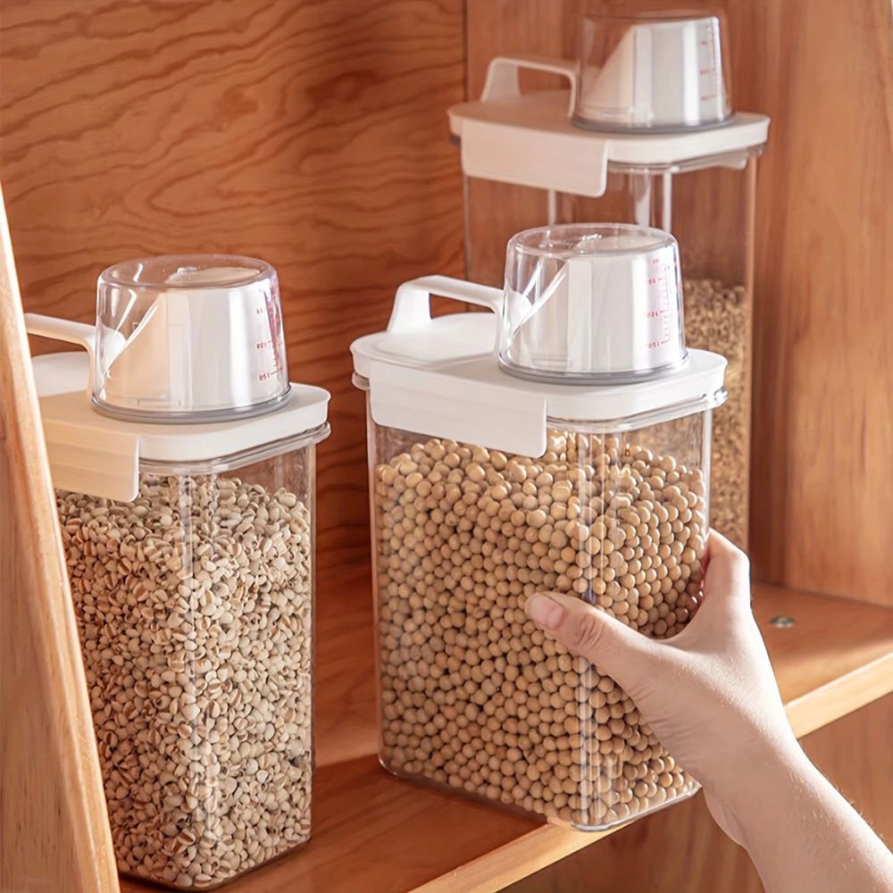 Clear Cereal and Grain Organizer