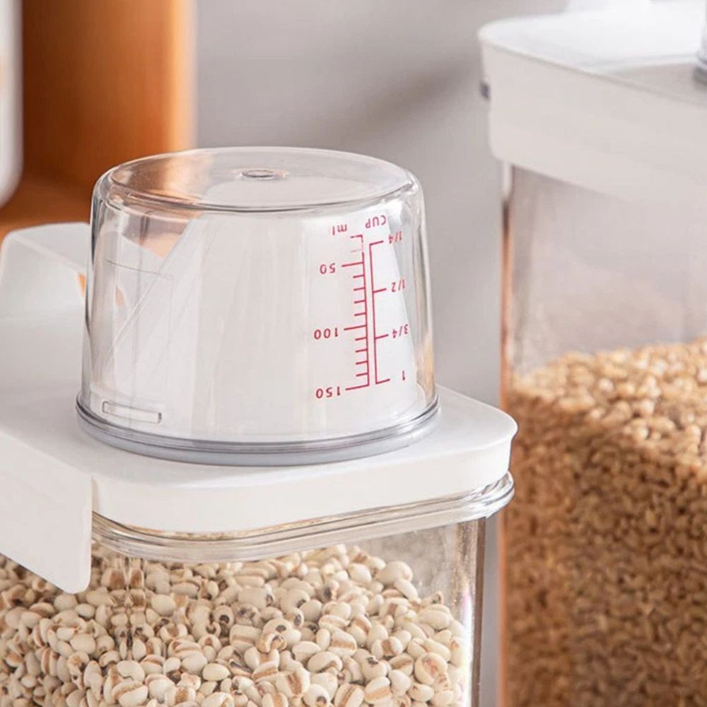 Clear Cereal and Grain Organizer