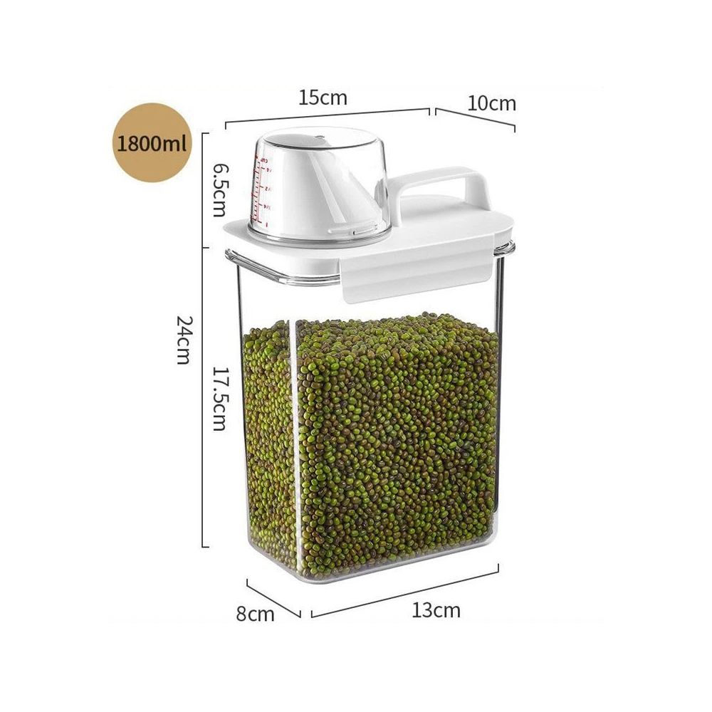 Clear Cereal and Grain Organizer