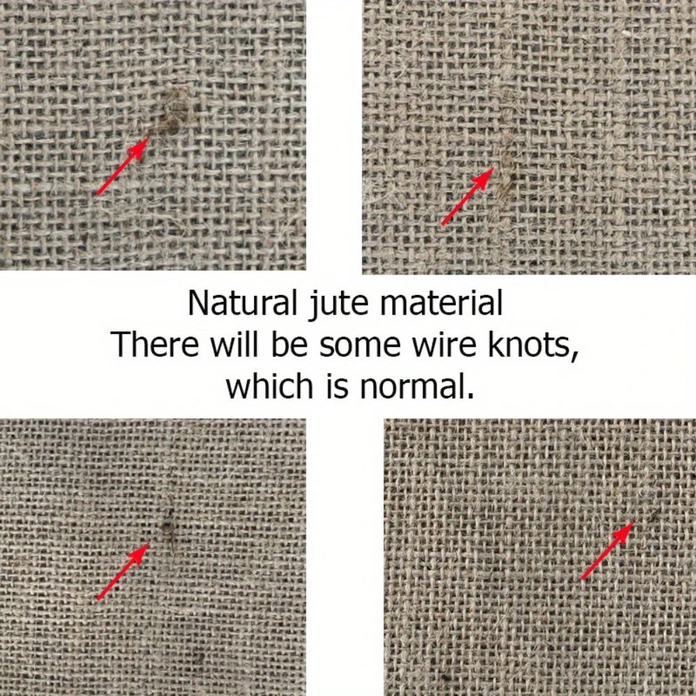 Burlap Charm Boho Table Runner