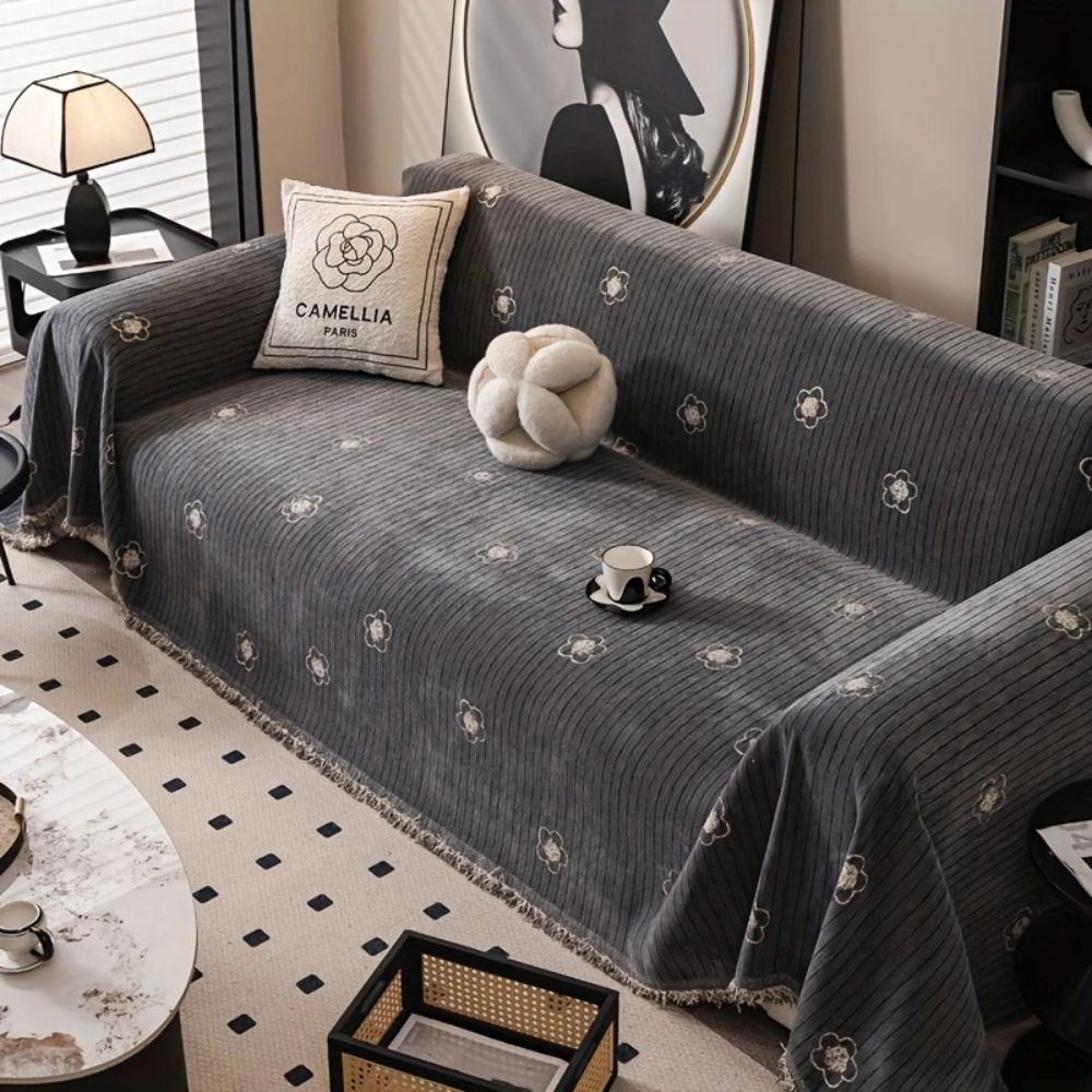 Camellia Bloom Sofa Cover