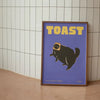 Canvas prints  – Playful cat design – Unique wall art for home or café décor