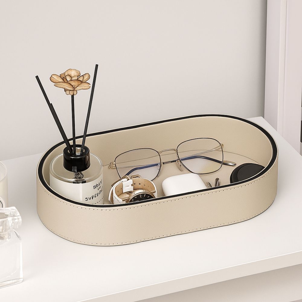 Capsule Leather Organiser Tray