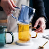 Ceramic mug – Bubble-shaped design – 300ml capacity – Vibrant colors for stylish dining