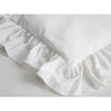 Chair cushion cover – 100% cotton – Ruffled design – For dining chairs