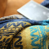 Chenille couch cover – Soft Moroccan design – Multi-functional throw blanket – Cozy home accessory